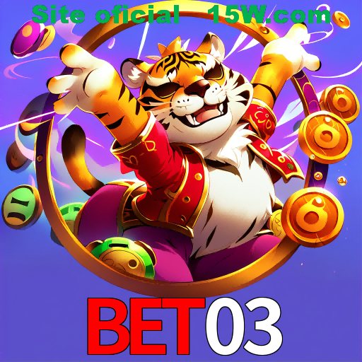 Imagem promocional da Bet03 mostrando a plataforma e suas vantagens